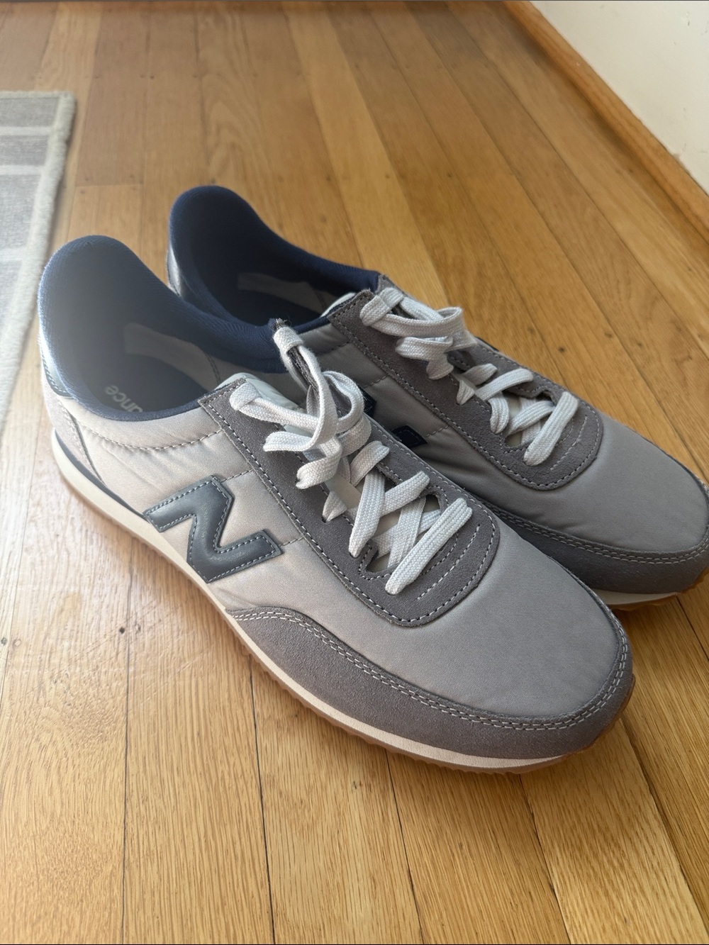 New Balance Gray and Navy Men's Sneakers